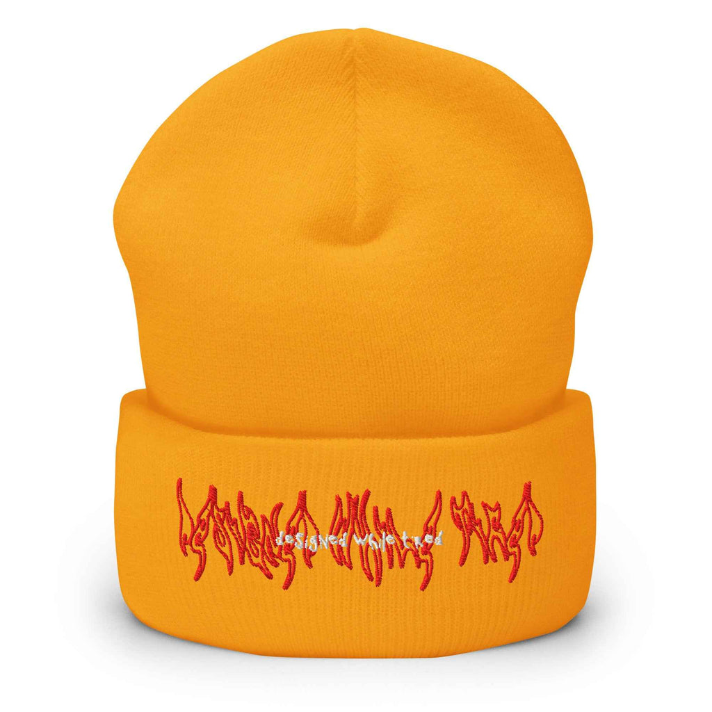 DESIGNED_WHILE_TIRED_BEANIE